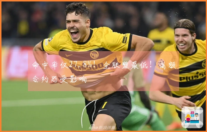 命中率仅27.8%！全联盟最低！高额合约恐受影响